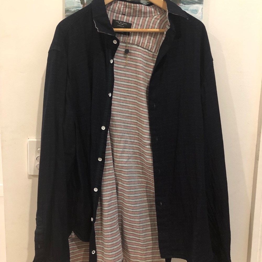 Beautiful Rag and Bone mens winter, flannel shirt. - Picture 2 of 4